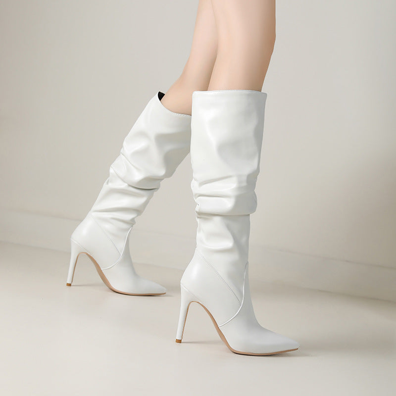 Davina Leather Boots