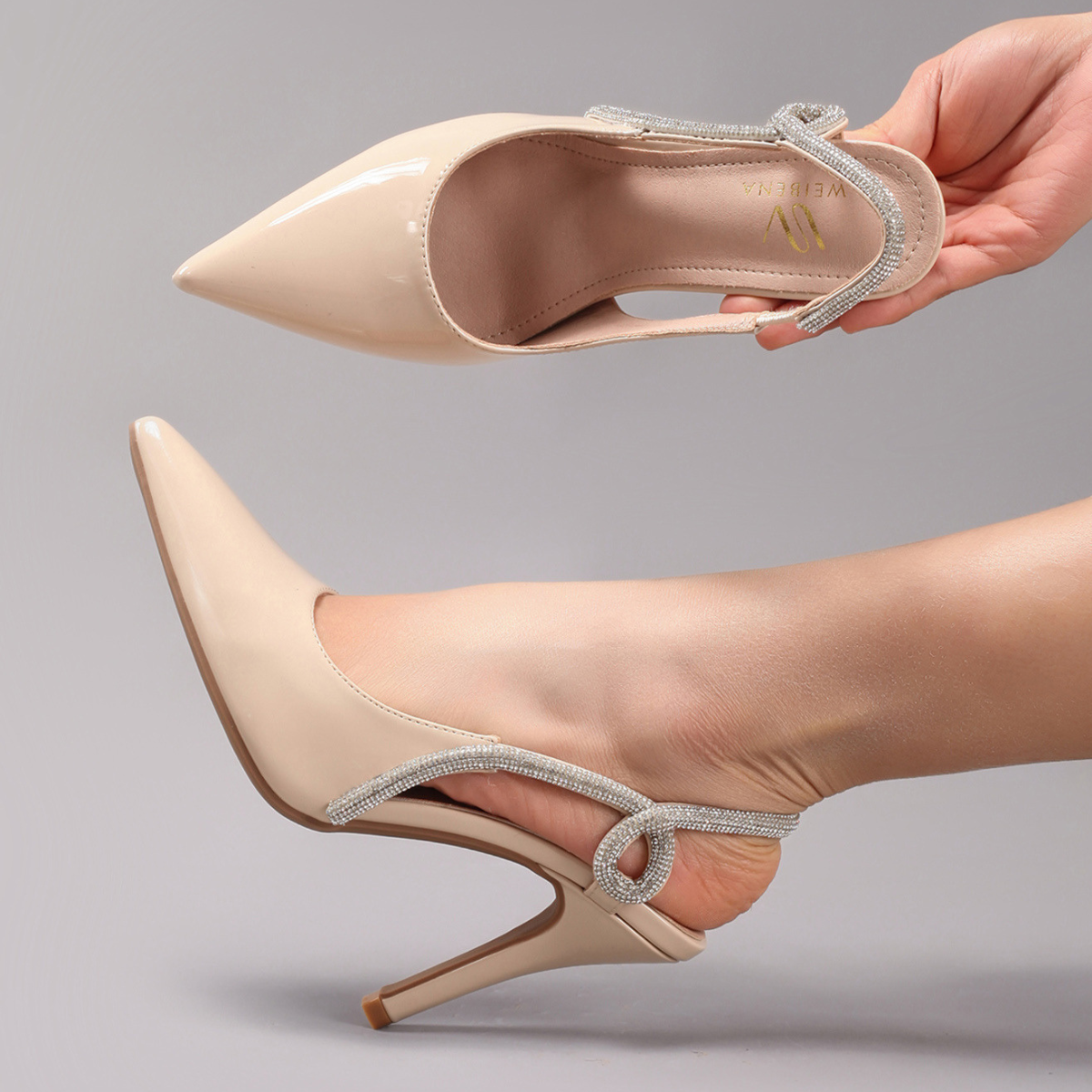 Anais Crystal Heels