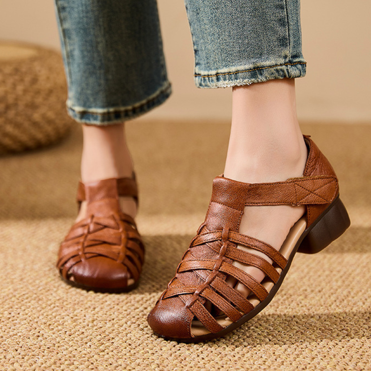 Beatrice Leather Sandals