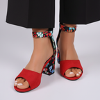 Camellia Wrap Sandals