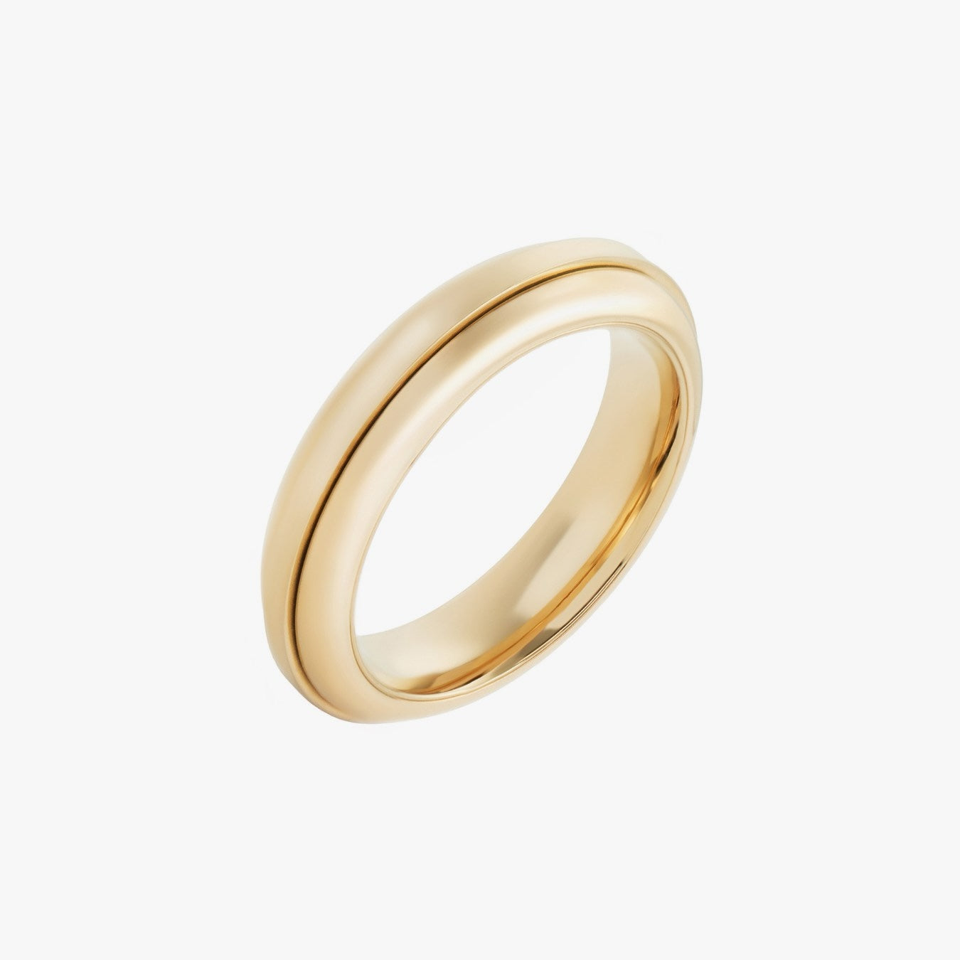 gold spinning band ring