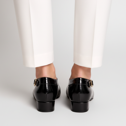 Francesca Leather Flats
