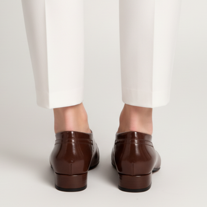 Francesca Leather Flats