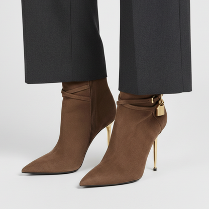 Tessa Lock Heel Boots
