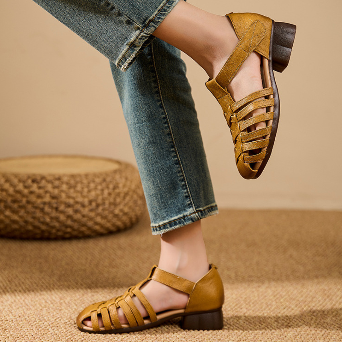 Beatrice Leather Sandals