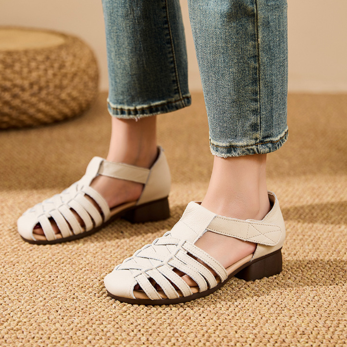 Beatrice Leather Sandals