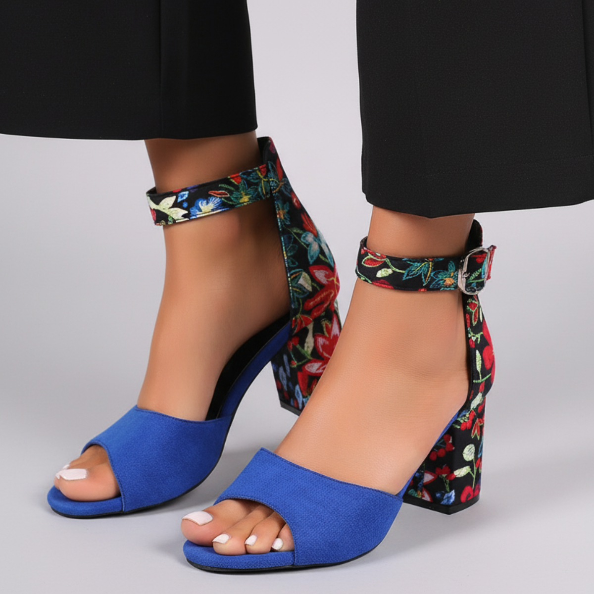 Camellia Wrap Sandals