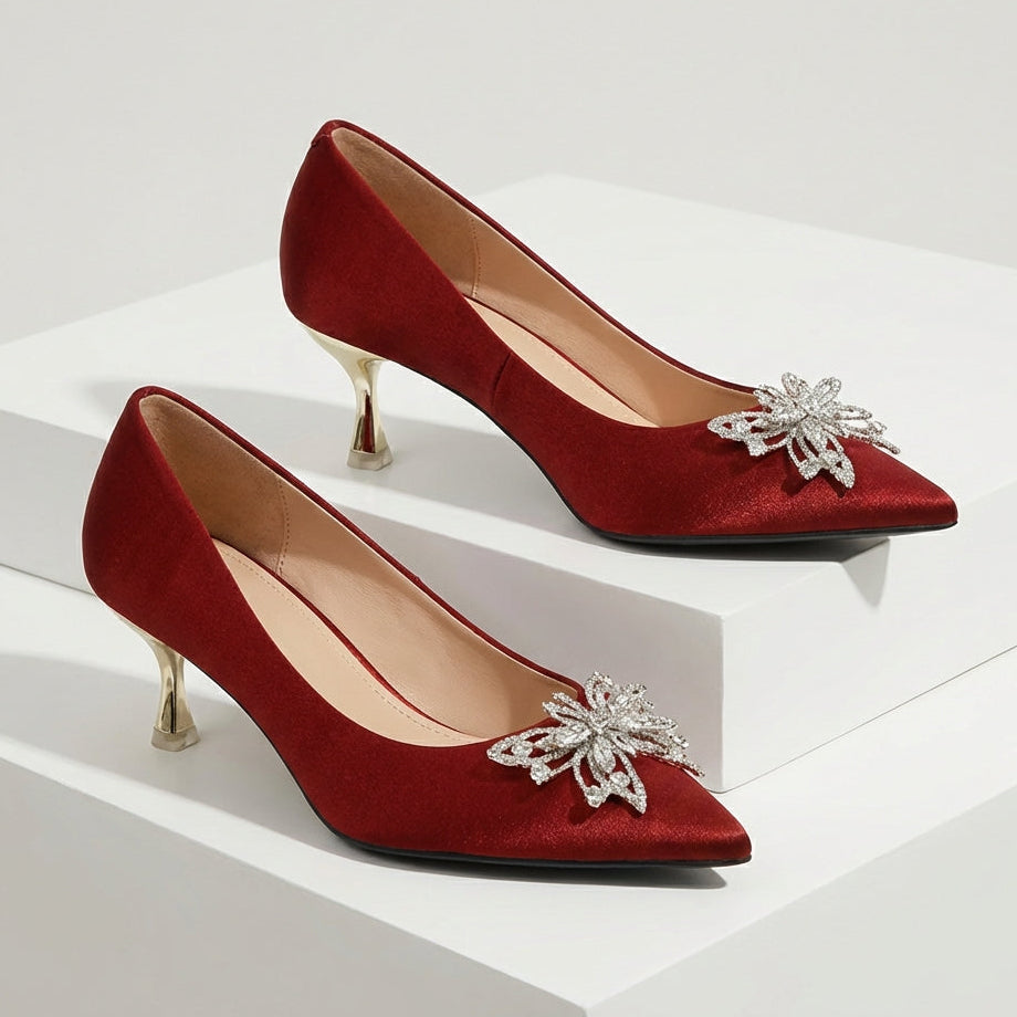 Alexandria Rhinestone Heels