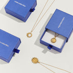 silver constellation spinning necklace
