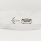 silver sun crystal anxiety ring