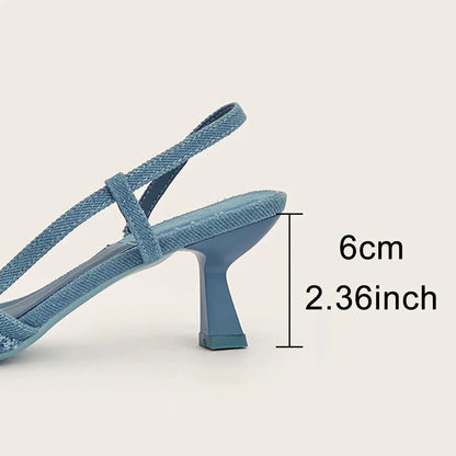 Delizia Denim Heels